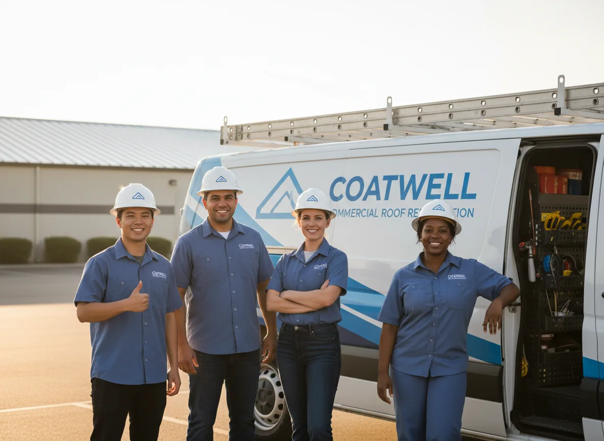 Commercial roof coating company in Wellman, TX